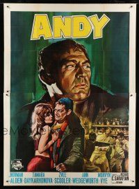 7y292 ANDY Italian 2p '65 art of middle-aged mentally challenged man-child Norman Alden!