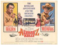 7z024 ALVAREZ KELLY TC '66 renegade adventurer William Holden & reckless Colonel Richard Widmark