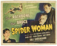 7z056 SPIDER WOMAN TC '44 Gale Sondergaard in title role, Basil Rathbone & Nigel Bruce!