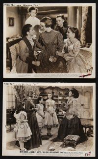 8a867 ALL THIS & HEAVEN TOO 2 8x10 stills '40 Bette Davis with Barbara O'Neill and children!
