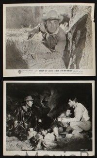 8a592 7 MEN FROM NOW 6 8x10 stills '56 Budd Boetticher, Randolph Scott with rifle and horses!