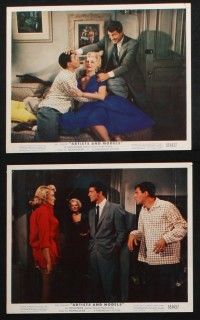 8a095 ARTISTS & MODELS 7 color 8x10 stills '55 Dean Martin & Jerry Lewis, MacLaine, Malone!