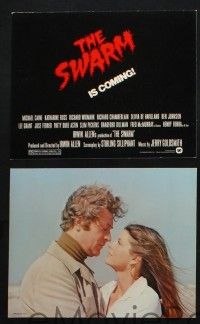 8a024 SWARM 9 color 8x10 stills '78 Michael Caine, Katharine Ross, Richard Widmark, Henry Fonda!