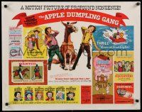 8b018 APPLE DUMPLING GANG 1/2sh '75 Disney, Don Knotts in the motion picture of profound nonsense!