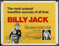 8b035 BILLY JACK 1/2sh R73 Tom Laughlin, Delores Taylor, most unusual boxoffice success ever!