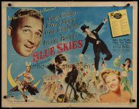 8b043 BLUE SKIES style A 1/2sh '46 art of dancing Fred Astaire, Bing Crosby, Joan Caulfield!