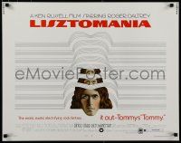 8b198 LISZTOMANIA 1/2sh '75 directed by Ken Russell, Roger Daltrey as Franz Liszt, Luczak art!