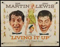 8b201 LIVING IT UP 1/2sh '54 sexy Sheree North, Janet Leigh, wacky Dean Martin & Jerry Lewis!