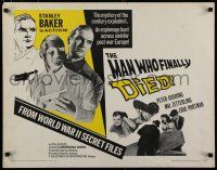 8b217 MAN WHO FINALLY DIED 1/2sh R67 Peter Cushing & Stanley Baker in the mystery of the century!