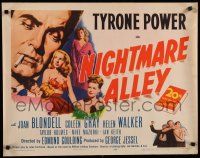 8b250 NIGHTMARE ALLEY 1/2sh R55 Tyrone Power is a carnival barker whose life goes very wrong!
