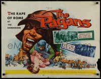 8b263 PAGANS 1/2sh '58 Il Sacco di Roma, the rape of Rome by the barbarians, cast of thousands!
