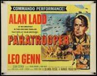 8b268 PARATROOPER 1/2sh R58 Alan Ladd, English Red Beret, a thousand thrills a second!