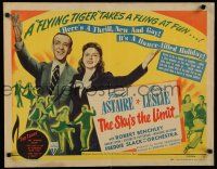 8b325 SKY'S THE LIMIT style B 1/2sh '43 Fred Astaire, Joan Leslie, it's a dance-filled holiday!