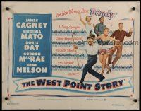 8b396 WEST POINT STORY 1/2sh '50 dancing military cadet James Cagney, Virginia Mayo, Doris Day
