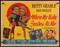 8b398 WHEN MY BABY SMILES AT ME 1/2sh '48 image of sexy Betty Grable & Dan Dailey!