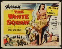 8b401 WHITE SQUAW style B 1/2sh '56 Native American May Wynn is half-Indian, half-white, all woman!