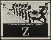 8b419 Z 1/2sh '69 Yves Montand, Costa-Gavras classic, cool chase image!