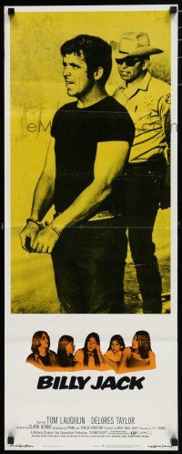 8b449 BILLY JACK insert '71 Tom Laughlin in handcuffs, most unusual boxoffice success ever!