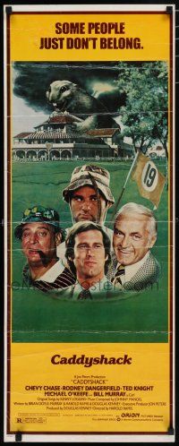 8b470 CADDYSHACK insert '80 Chevy Chase, Bill Murray, Rodney Dangerfield, golf classic!