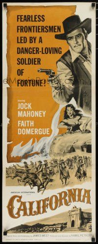 8b471 CALIFORNIA insert '63 fearless frontiersman Jock Mahoney, Faith Domergue