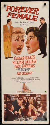 8b538 FOREVER FEMALE insert '54 Ginger Rogers, William Holden, Paul Douglas, Pat Crowley