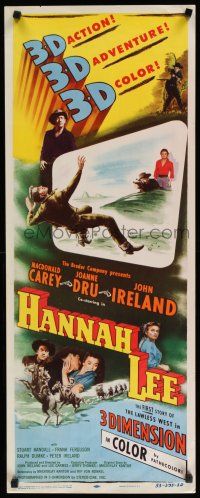 8b570 HANNAH LEE 3-D insert '53 Macdonald Carey, Joanne Dru, John Ireland!
