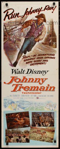 8b609 JOHNNY TREMAIN insert '57 Walt Disney, from the Esther Forbes novel, art of Hal Stalmaster!