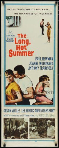 8b652 LONG, HOT SUMMER insert '58 Paul Newman, Joanne Woodward, Faulkner, directed by Martin Ritt!
