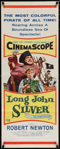 8b651 LONG JOHN SILVER insert '54 Robert Newton as the most colorful pirate of all time!