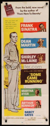 8b773 SOME CAME RUNNING insert '59 art of Frank Sinatra w/Dean Martin, Shirley MacLaine