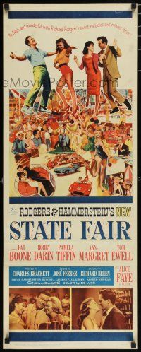 8b782 STATE FAIR insert '62 Pat Boone, Bobby Darin, Pamela Tiffin, Rodgers & Hammerstein musical!