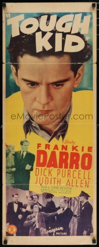 8b814 TOUGH KID insert '39 Frankie Darro, Dick Purcell, Judith Allen!