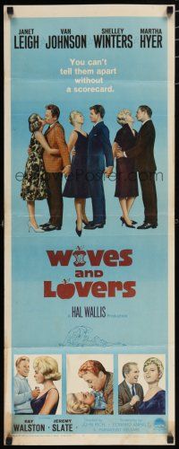 8b842 WIVES & LOVERS insert '63 Janet Leigh, Van Johnson, Shelley Winters, Martha Hyer