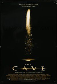 8c162 CAVE advance DS 1sh '05 Cole Hauser, Morris Chestnut, beneath hell lies the cave!