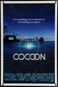 8c178 COCOON 1sh '85 Ron Howard classic, Don Ameche, Wilford Brimley, Tahnee Welch