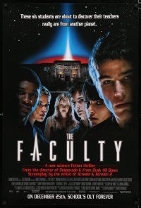 8c263 FACULTY advance 1sh '98 Elijah Wood & Josh Hartnett find out their teachers are aliens!