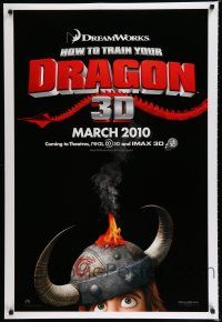 8c360 HOW TO TRAIN YOUR DRAGON teaser DS 1sh '10 DeBlois & Sanders CGI animation!
