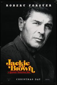 8c400 JACKIE BROWN teaser 1sh '97 Quentin Tarantino, close-up of Robert Forster!