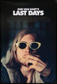8c454 LAST DAYS DS 1sh '05 Gus Van Sant directed, Michael Pitt in Kurt Cobain-like pose!
