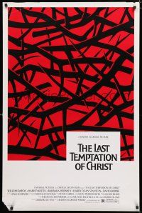 8c457 LAST TEMPTATION OF CHRIST 1sh '88 directed by Martin Scorsese, Willem Dafoe as Jesus!