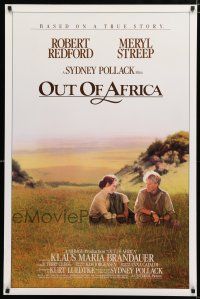 8c565 OUT OF AFRICA int'l 1sh '85 Robert Redford & Meryl Streep, Sydney Pollack!