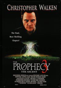 8c607 PROPHECY 3: THE ASCENT int'l 1sh '00 Christopher Walken in the final most thrilling chapter!