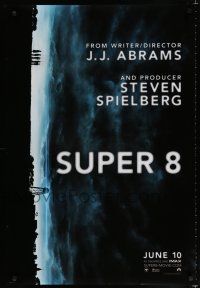 8c729 SUPER 8 teaser DS 1sh '11 Kyle Chandler, Elle Fanning, cool design & stormy image!