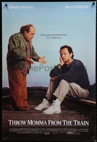 8c760 THROW MOMMA FROM THE TRAIN int'l 1sh '87 Danny DeVito asks Billy Crystal for a favor!