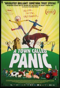 8c769 TOWN CALLED PANIC 1sh '09 Stephane Aubier, Vincent Patar animation, wacky!