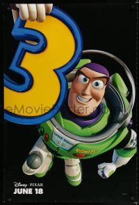 8c771 TOY STORY 3 advance DS 1sh '10 Disney & Pixar, close-up of Buzz Lightyear!