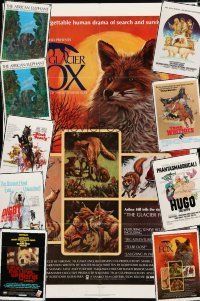 8d032 LOT OF 10 FOLDED ONE-SHEETS '70s great artwork from a variety of different movies!