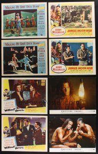8d038 LOT OF 62 LOBBY CARDS IN SETS OF TWO '40s-80s great scenes from a variety of different movies!