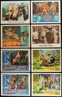 8d050 LOT OF 27 TARZAN LOBBY CARDS '40s-80s Edgar Rice Burroughs' King of the Jungle!
