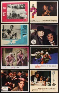 8d054 LOT OF 17 LOBBY CARDS '60s-80s great scenes from a variety of different movies!